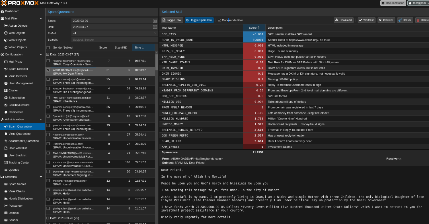 Proxmox Mail Gateway